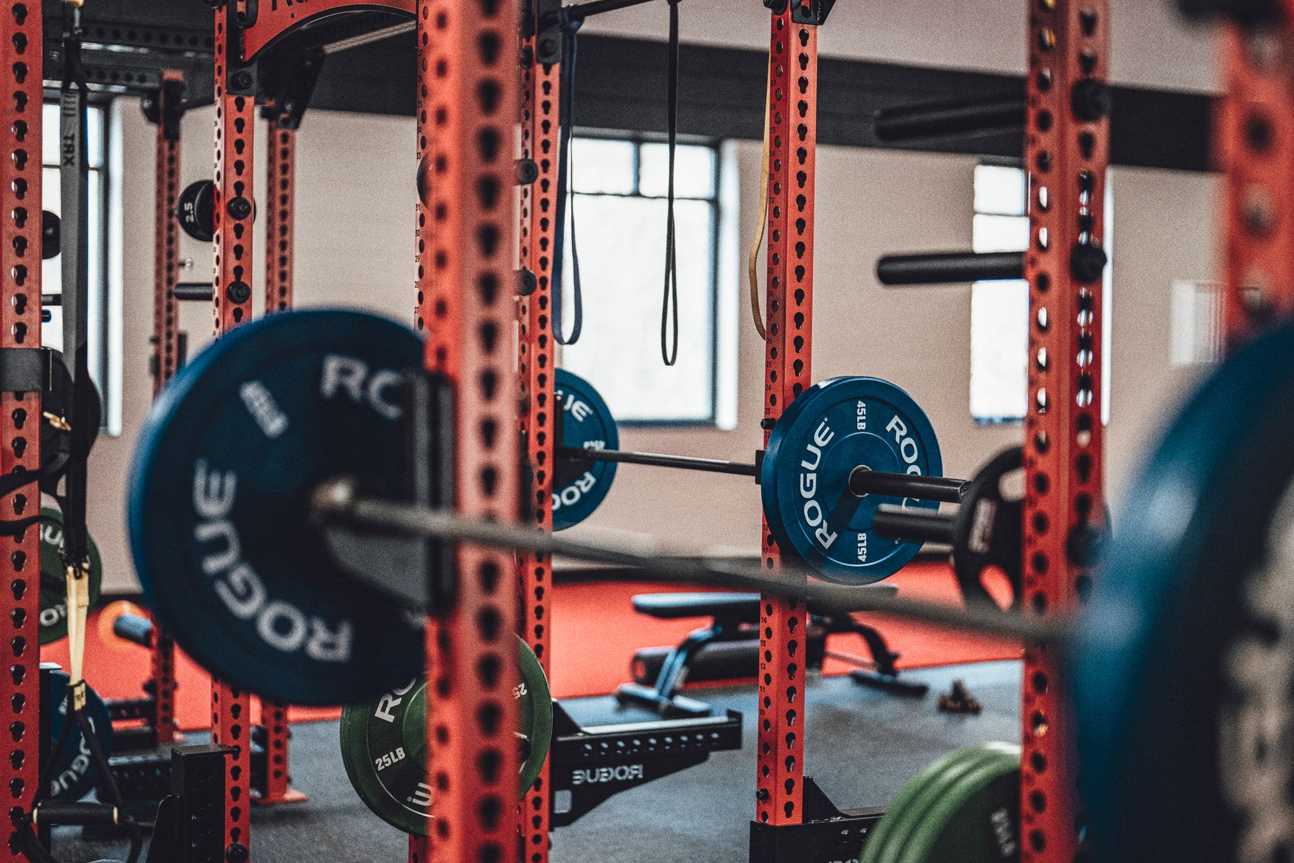 Sala de fitness del gimnasio municipal de Huelma, Jaén