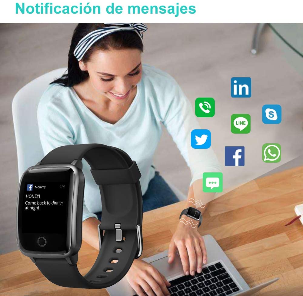 Pulsera conectada con apps