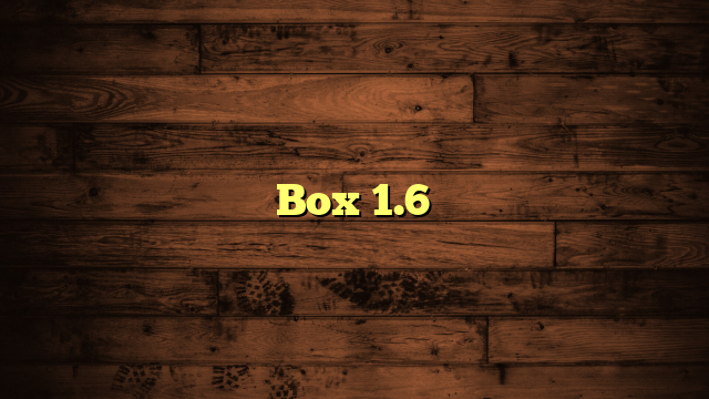 Box 1.6