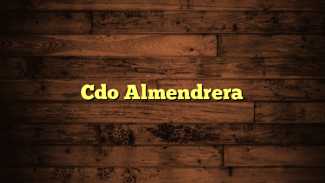 Cdo Almendrera