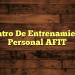 Centro De Entrenamiento Personal AFIT