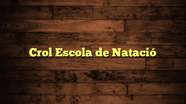 Crol Escola de Natació