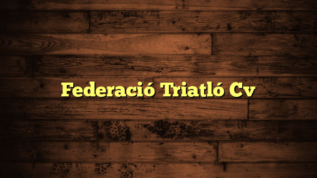 Federació Triatló Cv