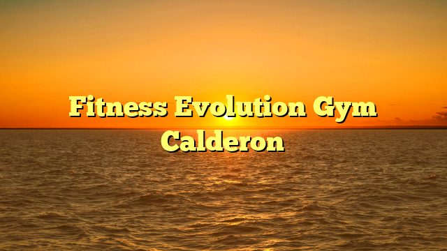 Fitness Evolution Gym Calderon