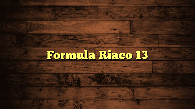 Formula Riaco 13