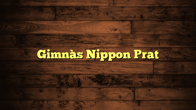 Gimnàs Nippon Prat