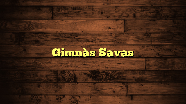 Gimnàs Savas