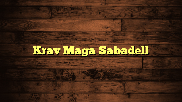 Krav Maga Sabadell