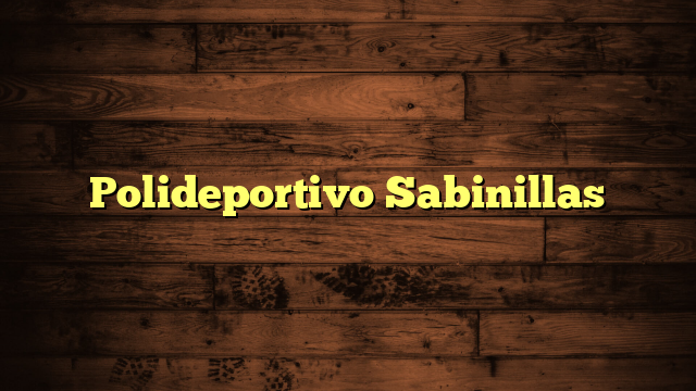 Polideportivo Sabinillas